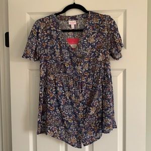 Ingrid & Isabel Maternity Floral Top - NWT